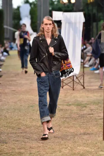 jw anderson 18ss 18aw 랩 데님 블랙 46