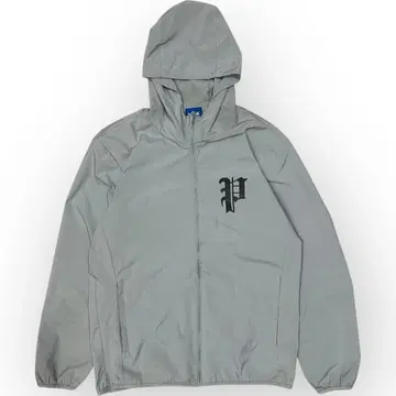 PHATRNK 그레이 후드 부착 나일론 자켓 XL