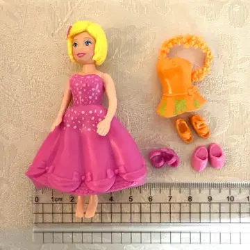 폴리포켓 인형 옷 갈아입기 드레스와 신발 포함 레어