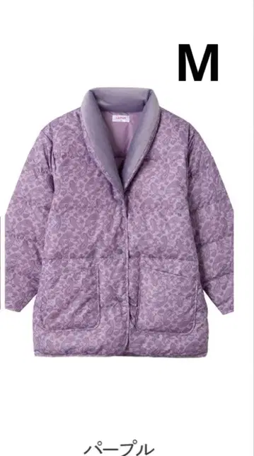 GUNZE 군제 다운 자켓 M 그레이 다운 80% 홈웨어 경량