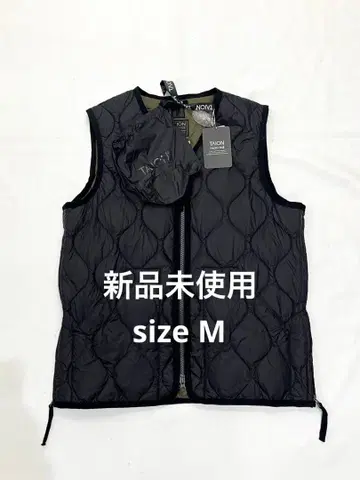 미사용 새상품 TAION 타이온 다운 베스트 size M