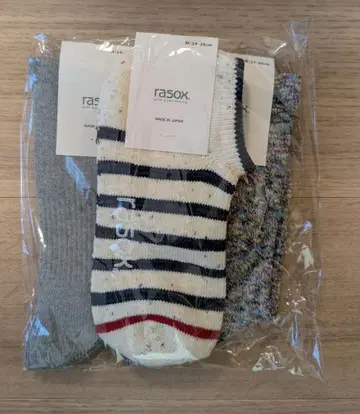 rasox 라소삭스 3족 세트 M 사이즈 24-26cm