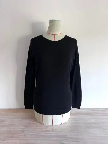 존스메들리/상의/니트/여성용/긴팔/스웨터/울/블랙