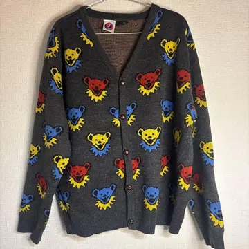go caravan 곰 무늬 가디건