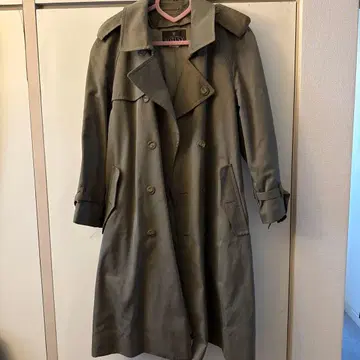 밀리터리 롱 트렌치 자켓 코트