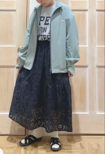 KELTY x SamansaMos2 컴포트 풀 집업 민트