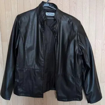 하이 패션 블랙 가죽 자켓