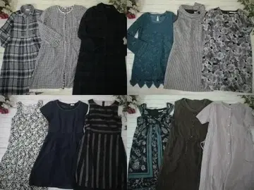 24-5550 여성용 의류 묶음 판매 21벌 원피스 M 사이즈