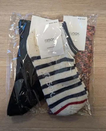 rasox 라소크스 3켤레 세트 M 사이즈 12-24cm