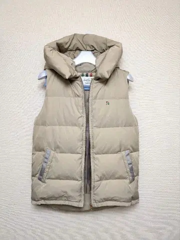 다운 70% 후드 볼륨 따뜻한 베이지