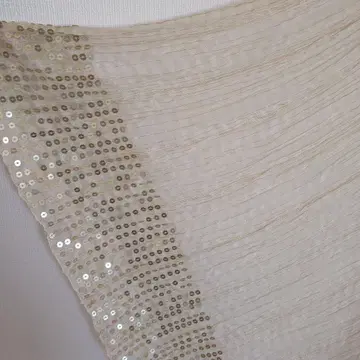 [ 새상품급 ] 23구 베이지 비즈 장식 숄