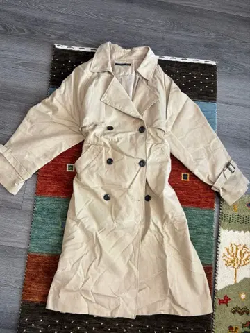 새상품 Heather 트렌치코트 허리 벨트 포함