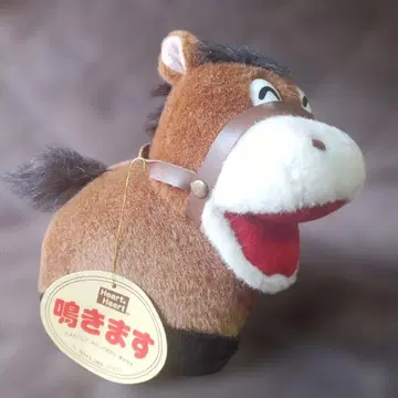 울음소리 기능이 있는 말 봉제 인형