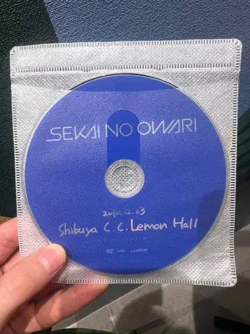 SEKAI NO OWARI DVD ShibuyaC.C.Lemon Hall