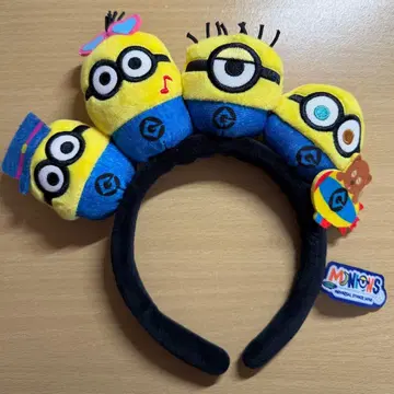 미니언 머리띠 유니버셜에서 배포 중인 씰 포함