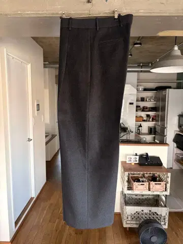 H BEAUTY&YOUTH 울 캐시미어 와이드 슬랙스 L