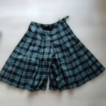 레리안 체크 무늬 큐롯 팬츠 13+