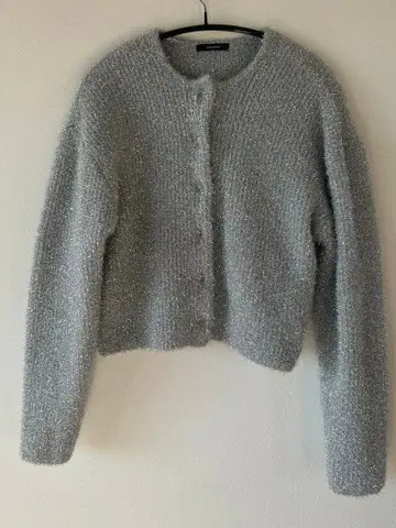 그레이 버튼 가디건 저널 스탠다드 미사용 새상품