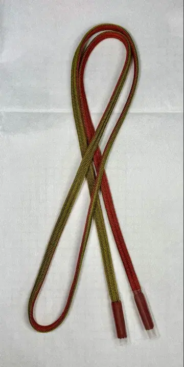 스이란 공방 리버서블 교칸구미 유루기 허리띠 매화색 x 홍차색