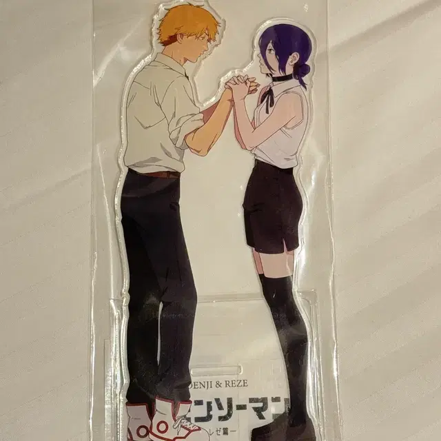 베이스야드 정품 현물 체인소맨 덴지 레제 아크릴 스탠드