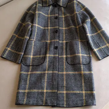 DoCLASSE 체크 무늬 롱 코트