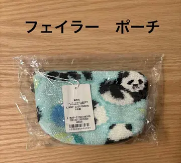 택 포함 미사용 새상품 페이러 파우치 팬더 무늬