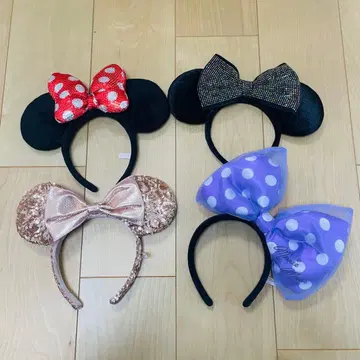 디즈니 머리띠 세트 4점