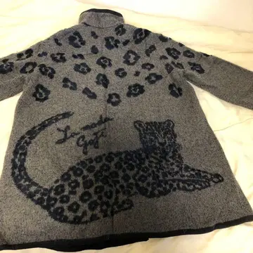 이타리야 레오파드 코트