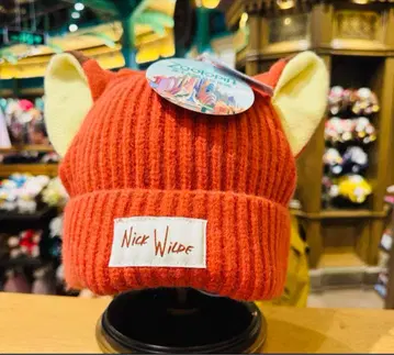 상하이 디즈니 한정판 주토피아 닉 귀달이 니트 모자