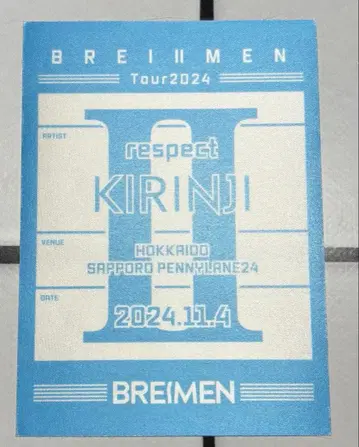 BREIMEN x KIRINJI 합동 라이브 공연 밴드 한정판 스티커
