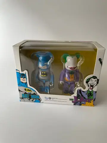베어브릭 배트맨 조커 피규어 세트 100%