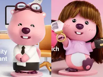 [ POPMART ] ZanMang Loopy 피규어 잔망 루피 2종