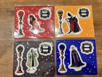 디즈니 빌런즈 아크릴 스탠드 4개 세트