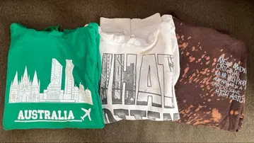 구제 의류 긴팔 후드티 L 사이즈 3장 세트