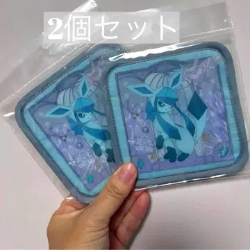 글레이시아 이브이 컬렉션 코스터 2장 세트 포켓몬