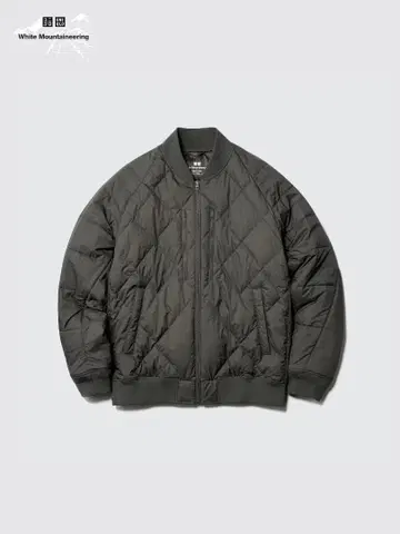 UNIQLO 화이트 마운티니어링 하이브리드 다운 L