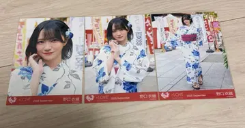 이코럽 =LOVE 노구치 이오리 브로마이드 비밀 이야기 유카타 의상 컴프