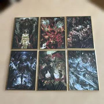 미개봉 새상품 온라인 복권 오버로드 IV 색지 6장 세트 판매만