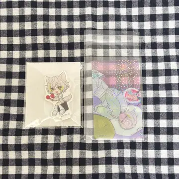 에이트리 18TRIP 마네키네코 아크릴 스탠드 당의 라메 클리어 카드