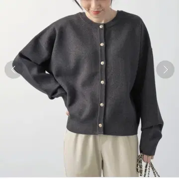 미사용 전후 2way 골드 버튼 가디건