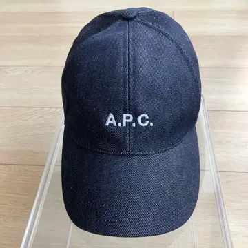 A.P.C. 남성용 캡 데님 인디고 블루 네이비 60