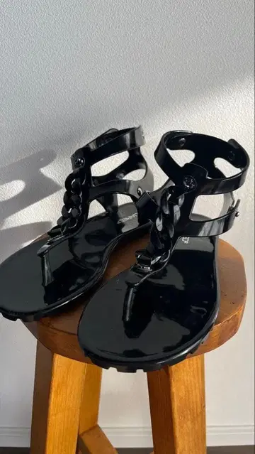 DSQUARED2 디스퀘어드 러버 체인 샌들