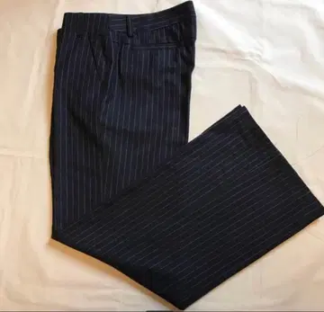 띠어리 theory 스트라이프 와이드 팬츠