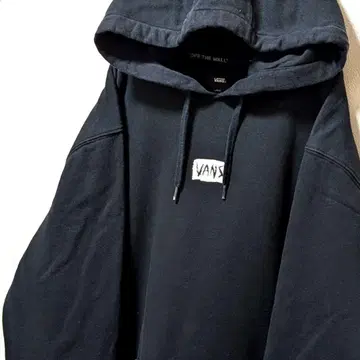 반스 로고 후드 맨투맨 블랙 L 구제 의류