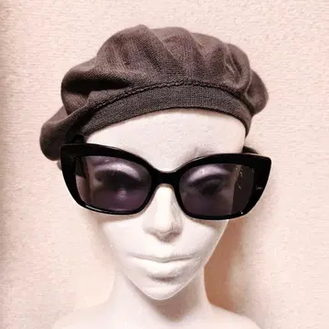 agnes b. 프랑스제 100% 코튼 베레모 빈티지