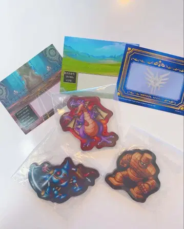 드래곤 퀘스트 캐릭터 마그네츠 용왕 킬러 머신 골렘 3개 세트