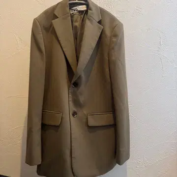 zara 자켓 오버 사이즈 블레이저 xs 카키