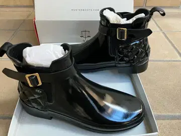 헌터 퀼팅 숏부츠