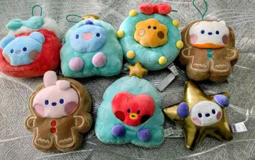 BT21 Xmas 오너먼트 세트