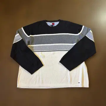 TOMMY HILFIGER 스트라이프 스웨터 XL